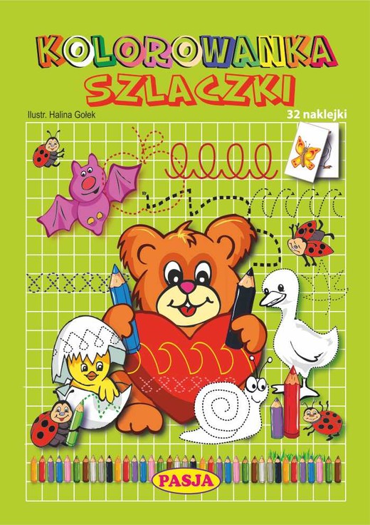 okładka Kolorowanka szlaczki książka