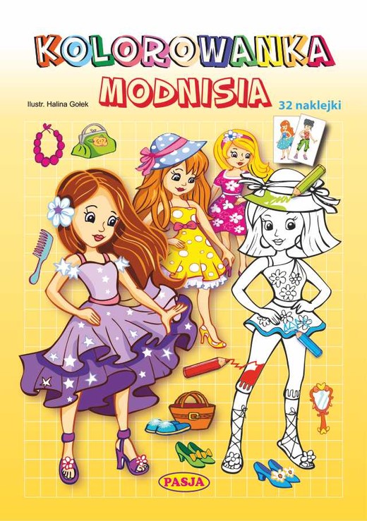 okładka Kolorowanka modnisia książka
