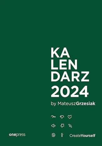 okładka Kalendarz 2024 Create Yourself książka | Mateusz Grzesiak