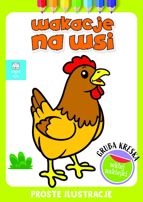 okładka Wakacje na wsi. Gruba kreska książka | Opracowanie zbiorowe