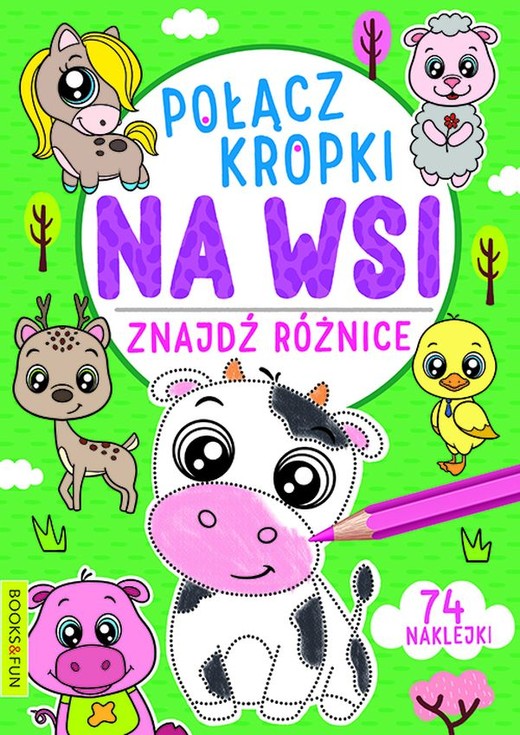 okładka Na wsi. Połącz kropki, znajdź różnicę książka | Opracowanie zbiorowe