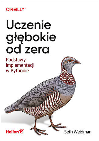 okładka Uczenie głębokie od zera. Podstawy implementacji w Pythonie książka