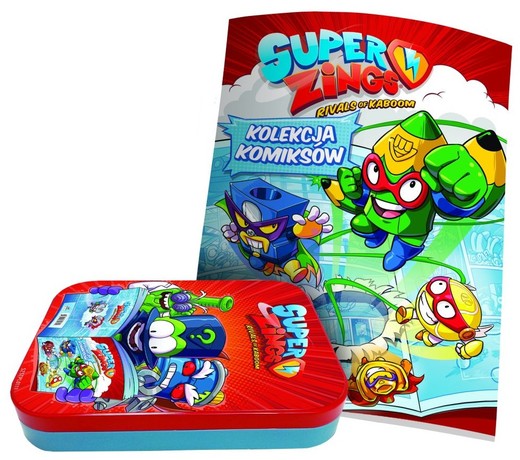 okładka SuperZings. Kolekcja komiksów. Puszka z Komiksem książka | Opracowanie zbiorowe