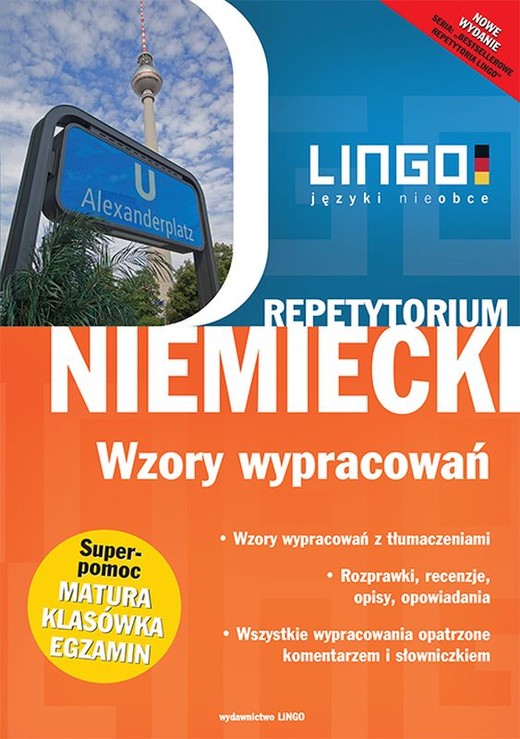okładka Niemiecki wzory wypracowań repetytorium książka