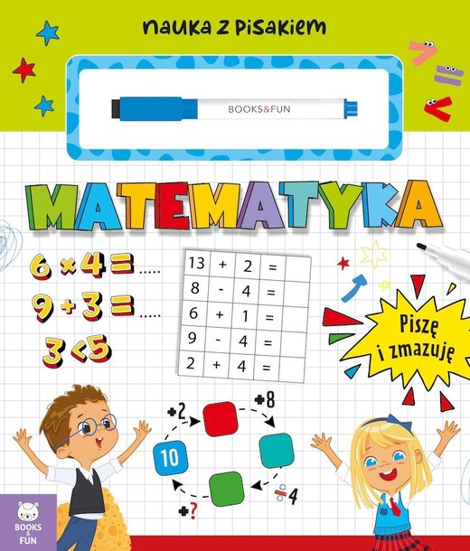 okładka Matematyka. Nauka z pisakiem książka | Opracowanie zbiorowe