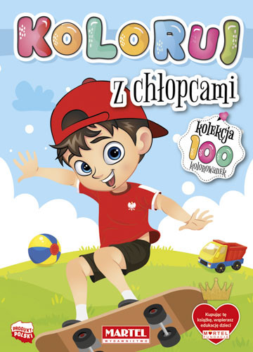 okładka Z chłopcami. Koloruj książka | Opracowanie zbiorowe