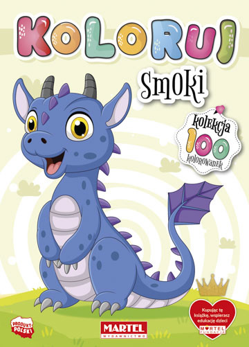 okładka Smoki. Koloruj książka | Opracowanie zbiorowe
