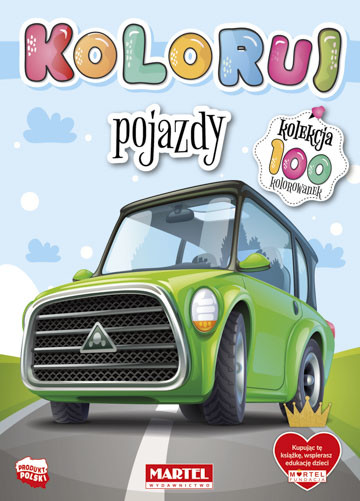 okładka Pojazdy. Koloruj książka | Opracowanie zbiorowe