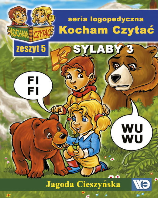 okładka Kocham czytać Zeszyt 5 Sylaby 3 (F, W) książka | Jagoda Cieszyńska
