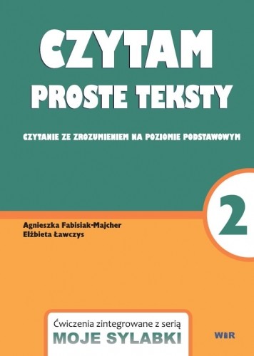 okładka Moje sylabki - czytam proste teksty część 2 książka