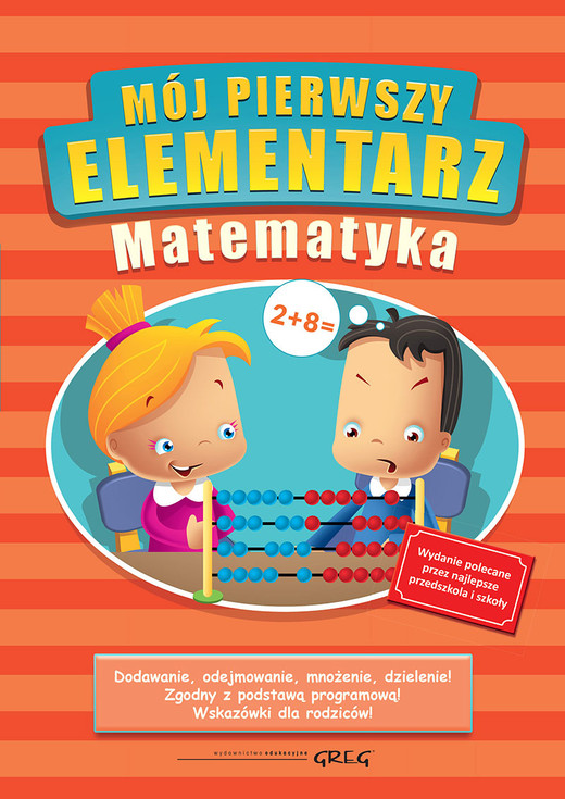 okładka Mój pierwszy elementarz matematyka książka | Marta Kurdziel