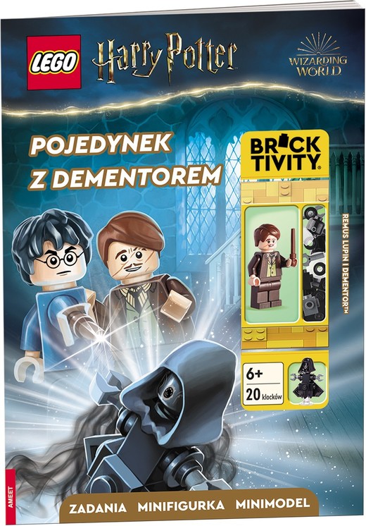 okładka Lego Harry Potter pojedynek z dementorem LNC-6417P1 książka