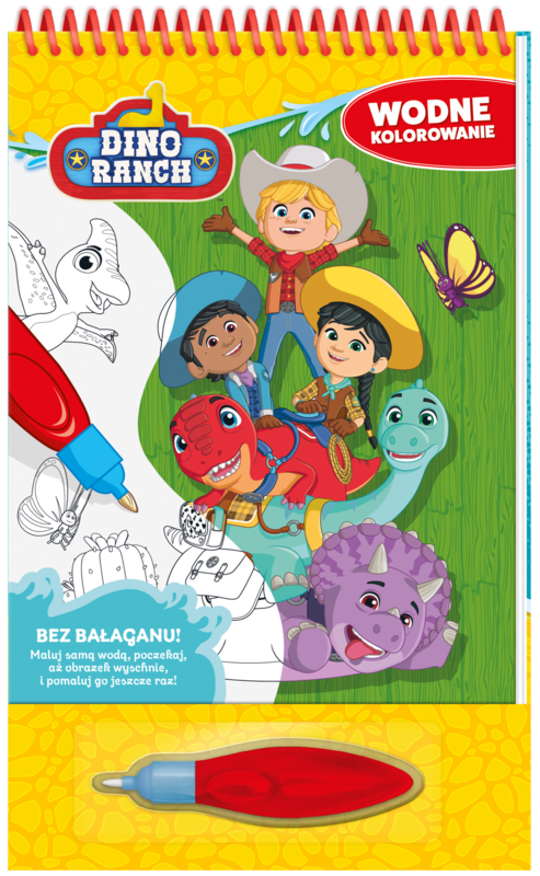 okładka Dino Ranch. Wodne kolorowanie książka