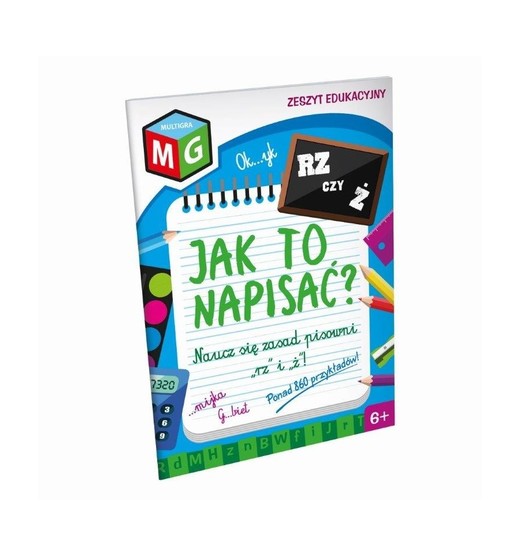 okładka Jak to napisać naucz się zasad pisowni "rz" i "ż" Zeszyt edukacyjny książka