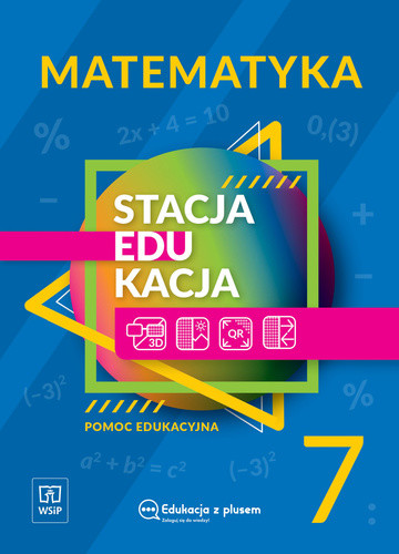 okładka Stacja edukacja Matematyka pomoc edukacyjna Klasa 7 szkoła podstawowa 181073 książka | Barbara Dubiecka-Kruk