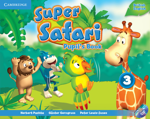 okładka Super Safari 3 Pupil's Book + DVD książka | Gunter Gerngross, Peter Lewis-Jones, Herbert Puchta