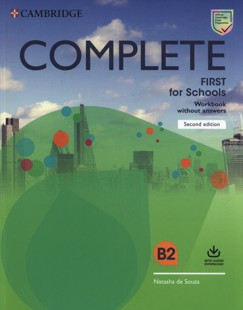 okładka Complete First for Schools Workbook without Answers with Audio Download książka