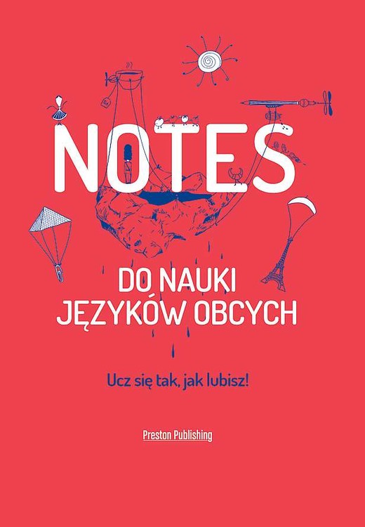 okładka Notes do nauki języków obcych (czerwony) książka | Opracowanie zbiorowe