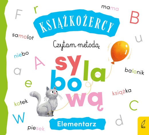 okładka Książkożercy. Elementarz. Czytam metodą sylabową książka | Joanna Gos