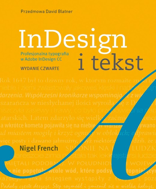 okładka InDesign i tekst. Profesjonalna typografia w Adobe InDesign wyd. 4 książka | French Nigel