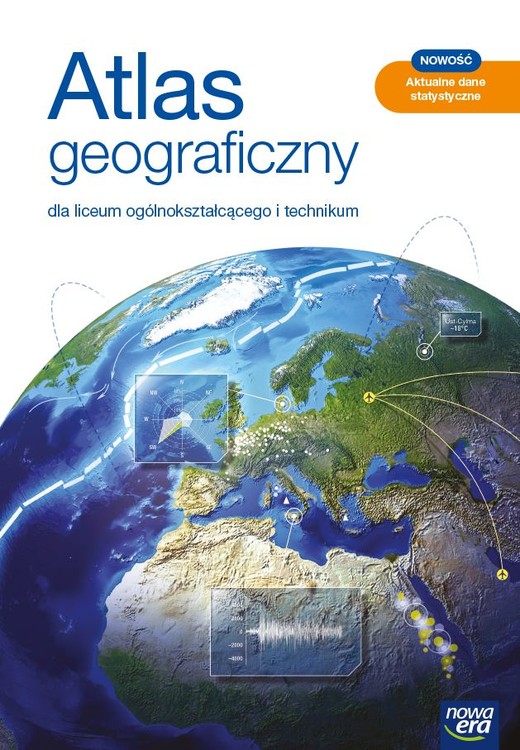 okładka Nowe geografia atlas liceum i technikum EDYCJA 2021 książka | Praca Zbiorowa