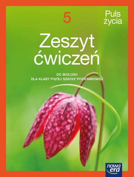 okładka Biologia Puls życia zeszyt ćwiczeń dla klasy 5 szkoły podstawowej EDYCJA 2021-2023 książka | Holeczek Jolanta