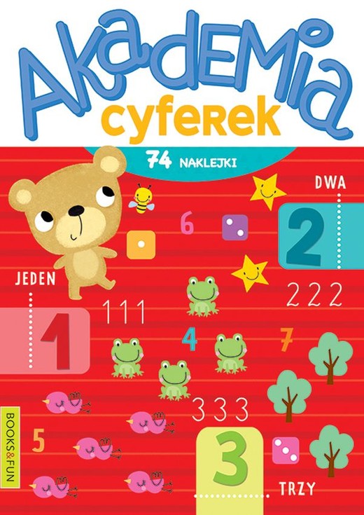 okładka Akademia cyferek książka | Opracowanie zbiorowe