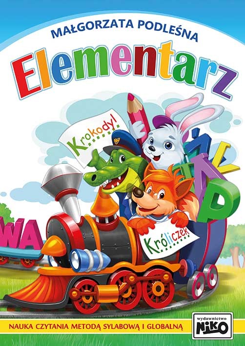 okładka Elementarz. Nauka czytania metodą sylabową i globalną. książka | Podleśna Małgorzata