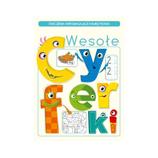 okładka Wesołe cyferki. Ćwiczenia wspomagające naukę liczenia książka