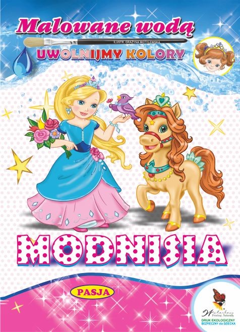 okładka Modnisia. Malowane wodą książka