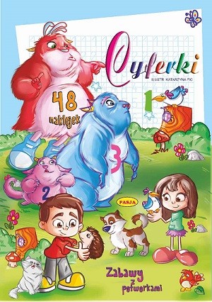 okładka Cyferki zabawy z potworkami książka | Katarzyna Fic