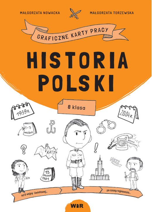 okładka Historia polski Graficzne karty pracy dla klasy 8 książka
