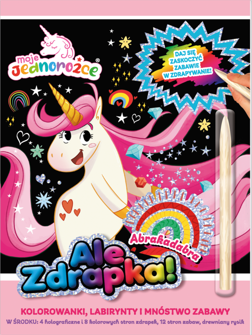 okładka Abrakadabra. Moje Jednorożce. Ale zdrapka książka | Opracowanie zbiorowe