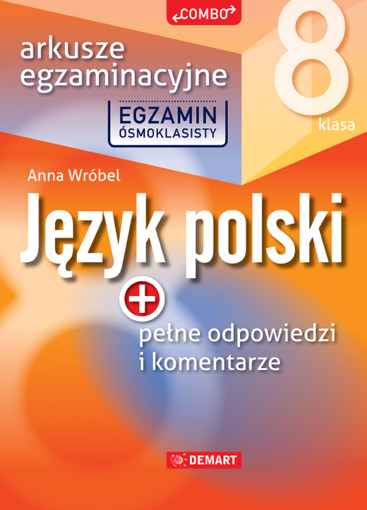 okładka Język polski. Arkusze egzaminacyjne. Egzamin ósmoklasisty książka | Anna Wróbel
