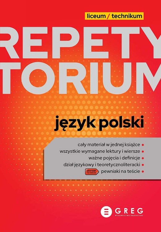 okładka Język polski. Repetytorium liceum/technikum książka | Opracowanie zbiorowe