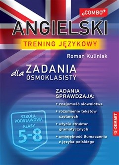 okładka Angielski. Trening językowy. Zadania dla ósmoklasisty książka