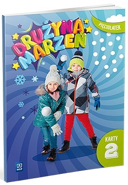 okładka Drużyna marzeń karty pracy przedszkole Pięciolatek część 2 książka | Opracowanie zbiorowe