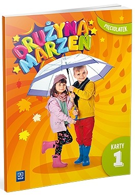okładka Drużyna marzeń karty pracy przedszkole Pięciolatek część 1 książka | Opracowanie zbiorowe