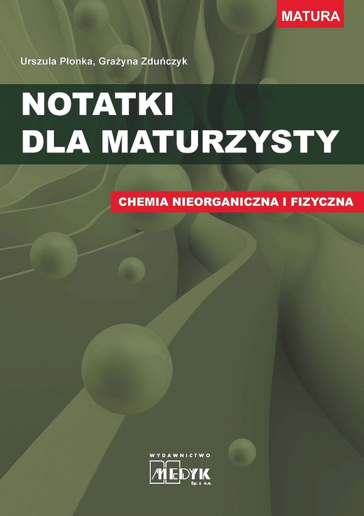 okładka Notatki dla maturzysty Chemia nieorganiczna i fizyczna książka