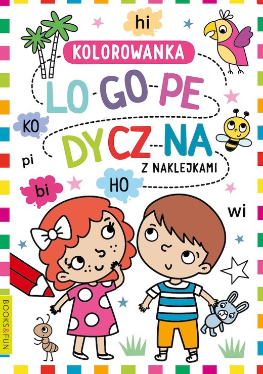 okładka Kolorowanka logopedyczna z naklejkami 3 książka | Opracowanie zbiorowe