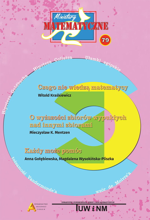 okładka Miniatury matematyczne 79 książka