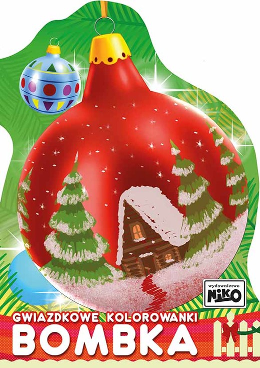 okładka Bombka. Gwiazdkowe kolorowanki książka