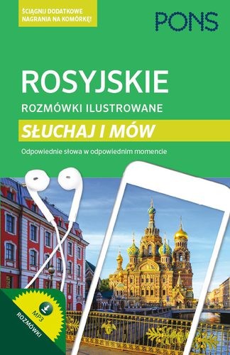 okładka Rosyjskie rozmówki ilustrowane słuchaj i mów PONS książka | Opracowanie zbiorowe