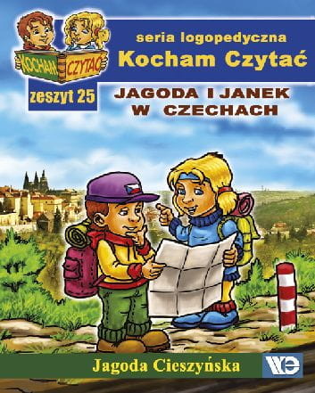 okładka Kocham Czytać Zeszyt 25 Jagoda i Janek w Czechach książka | Jagoda Cieszyńska