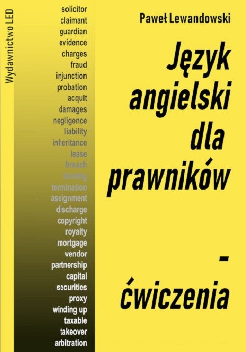 okładka Język angielski dla prawników. Ćwiczenia książka