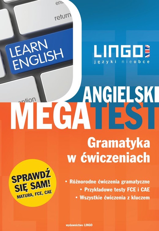okładka Angielski gramatyka w ćwiczeniach megatest książka