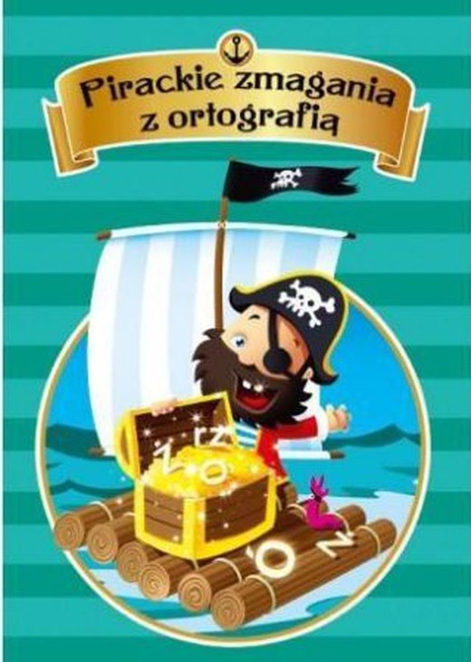 okładka Pirackie zmagania z ortografią książka