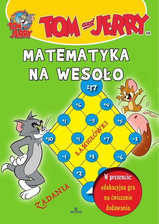 okładka Matematyka na wesoło Tom i jerry książka | Opracowanie zbiorowe