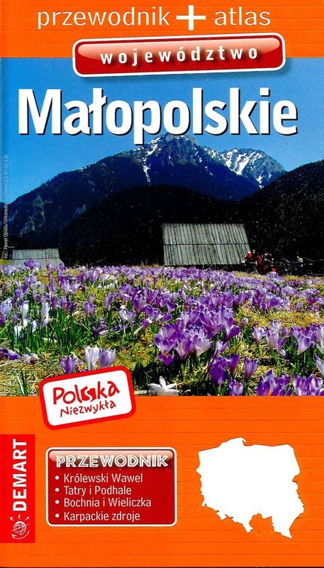 okładka Województwo małopolskie przewodnik + atlas wyd. 2018 książka | Opracowanie zbiorowe