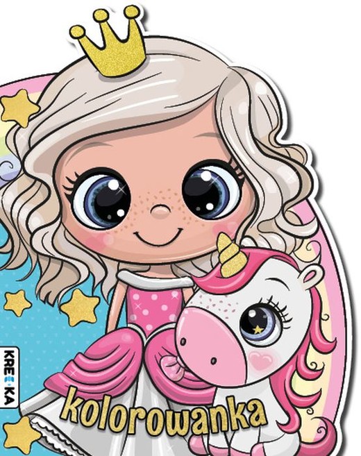 okładka Księżniczka. Kolorowanka z wykrojnikiem książka | Opracowanie zbiorowe